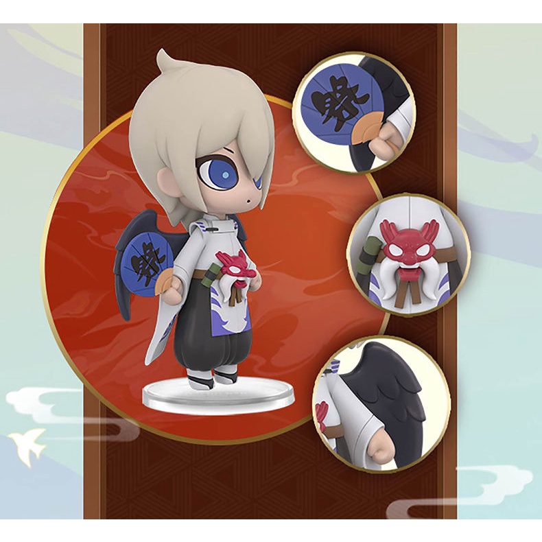 Hộp mù Onmyoji kép kim cương Audi Quả trứng hộp khó nhằn của thế giới-Bộ trang trí làm bằng tay phiên bản Q thứ ba Tinh tế