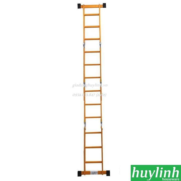 Thang nhôm gấp 4 đoạn Jumbo B303 - 3.6 mét