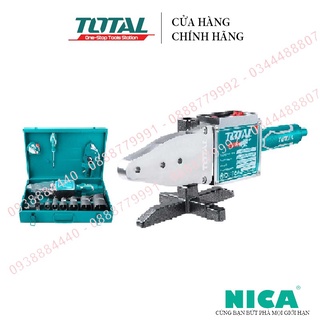 Máy hàn ống nhựa total tt328151 800-1500w, 220-240v, điều chỉnh nhiệt 0-300c, 2 cấp gia nhiệt - chính hãng