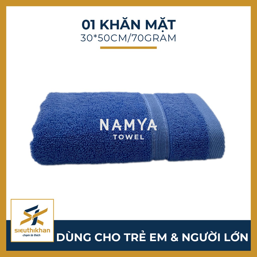 KHĂN LAU MẶT 30*50CM MỀM MẠI, HÚT NƯỚC, NHANH KHÔ | NAMYA NFH8