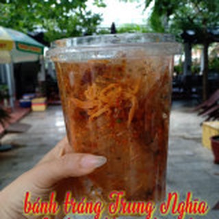 Bánh tráng ly Khô Gà siêu ngon TRUNG NGHĨA