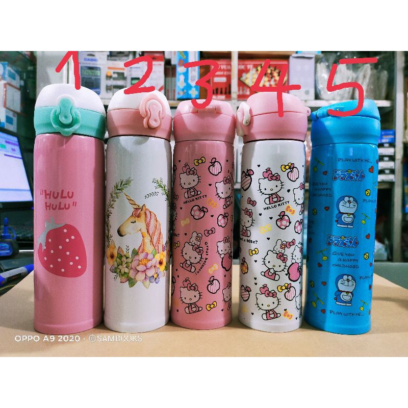 Bình nước inox giữ nhiệt Hello kitty