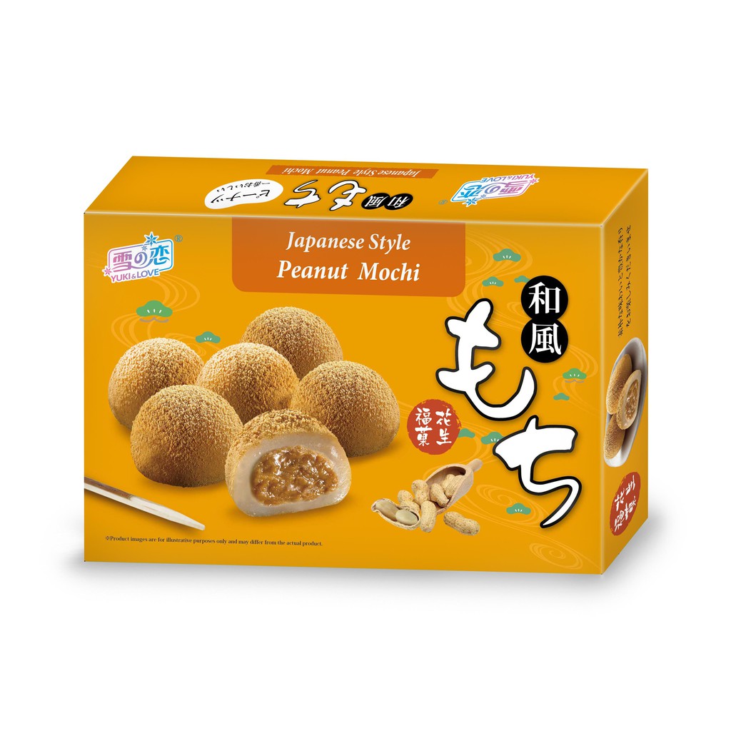 Bánh mochi Yuki & Love nhân đậu phộng 210g