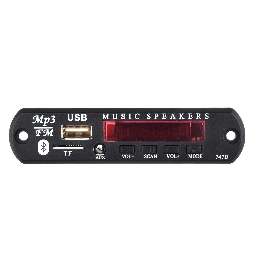 Bảng mạch giải mã ZIQQUCU USB AUX SD FM Radio MP3/WMA/WAV/FLAC/APE kết nối bluetooth 5.0 tiện dụng