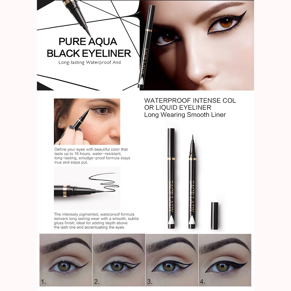 [Hàng mới về] Kẻ mắt nước trang điểm mau khô chống nhòe không thấm nước SACE LADY