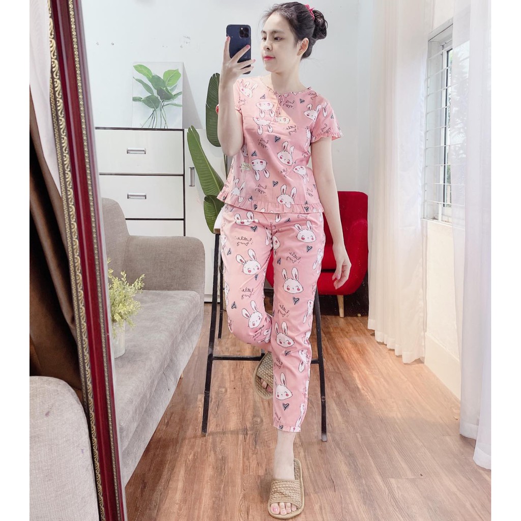 Bộ mặc nhà, bộ ngủ, chất lụa, đũi lạnh mềm mịn, đủ size theo cân nặng | BigBuy360 - bigbuy360.vn