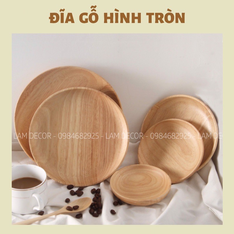 Đĩa Gỗ Chụp Ảnh Hình Tròn