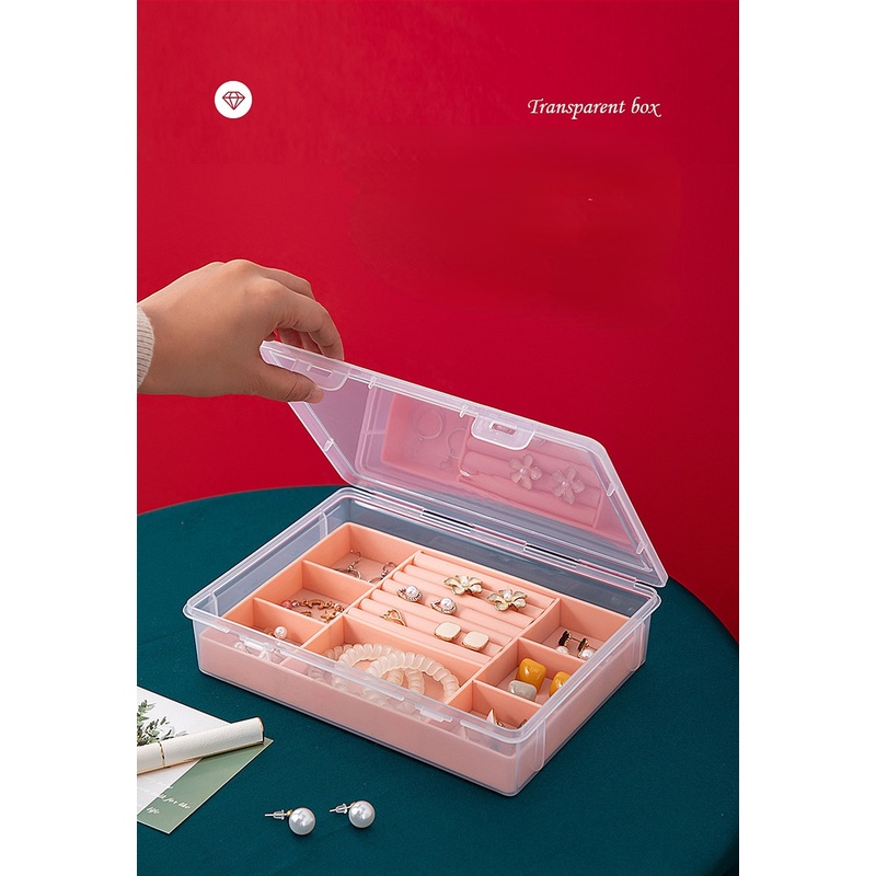 Hộp Silicone Đựng Trang Sức Để Bàn Nhiều Ngăn Sáng Tạo