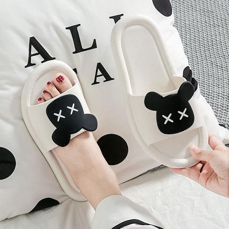 Dép gấu cho bé trai bé gái, dép lê cho bé phong cách Hàn Quốc, dép gia đình cao cấp