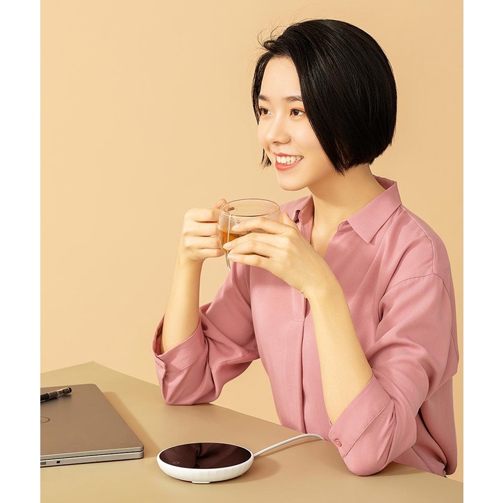 Đế hâm nóng Xiaomi thông minh, hâm nóng nước, sữa, cafe... nhiệt từ 45ºC- 60 ºC