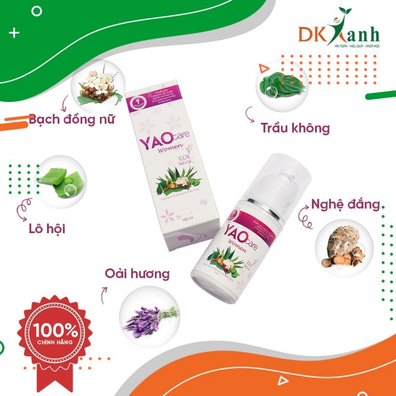 {Chính hãng} Dung dịch vệ sinh phụ nữ thảo dược Yoacare Women 100ml