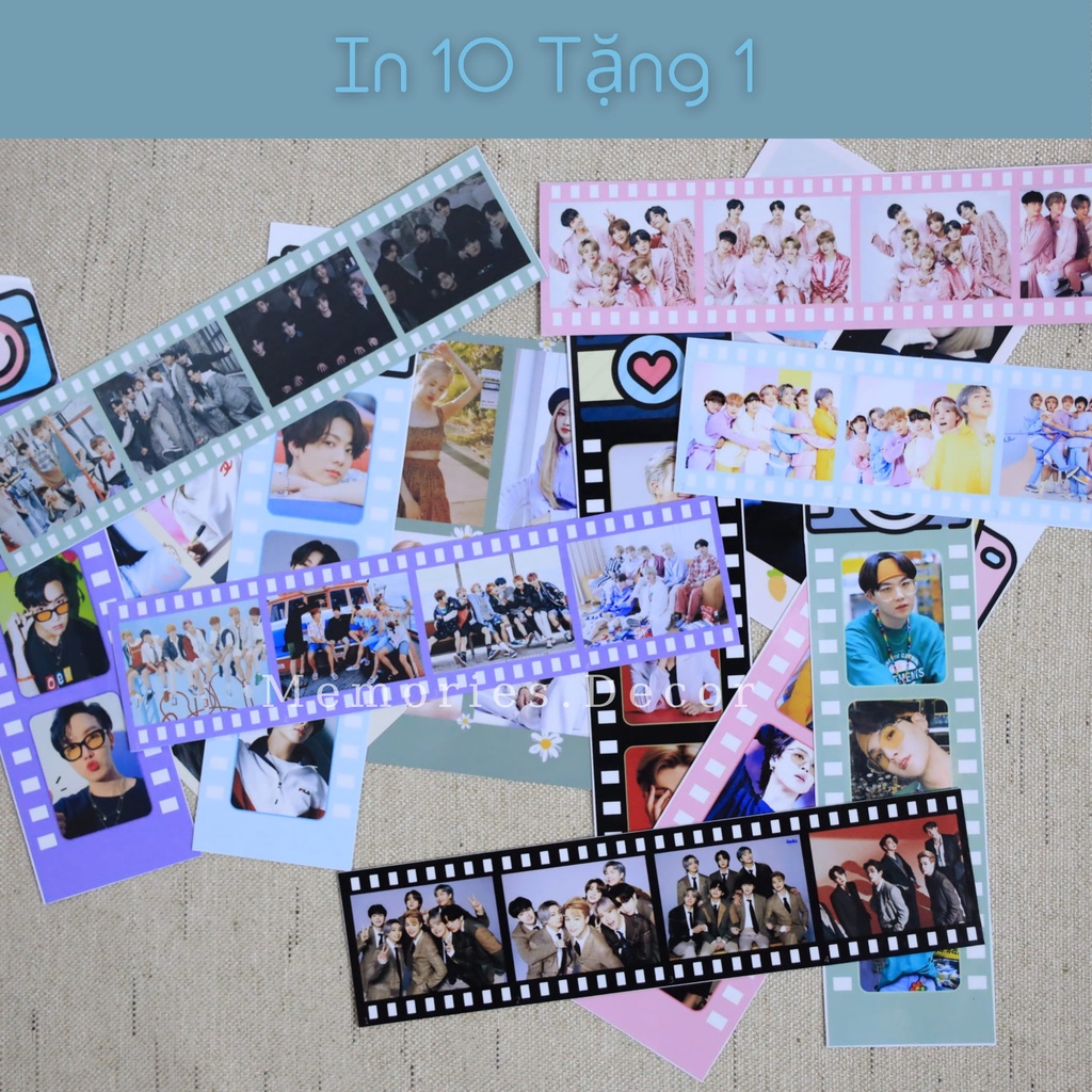 In Ảnh PhotoFilm Theo Yêu Cầu, Ảnh Đã Được Ép Plastic, In ảnh Polaroid BTS, BlackPink