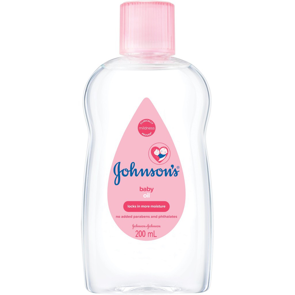 Dầu mát xa dưỡng ẩm Johnson's baby oil pink 50ml/ 200ml