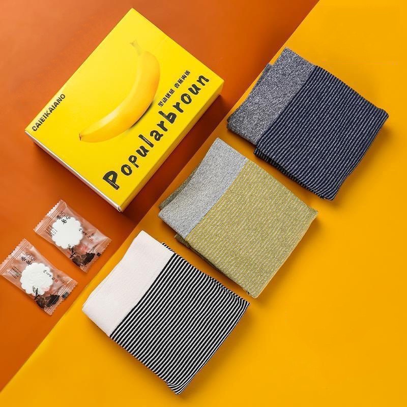 Hộp 3 Quần Sịp Nam Banana Dệt Kim Cao Cấp