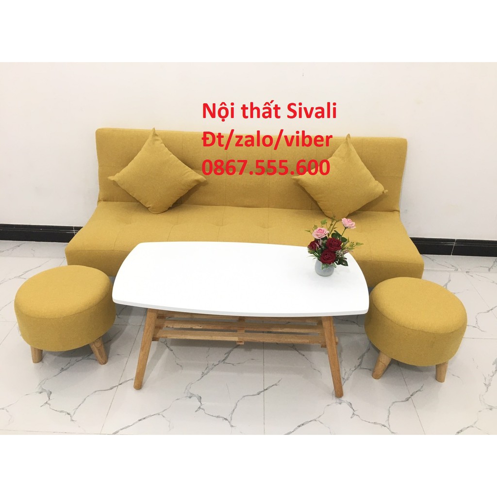 Bộ ghế sofa bed, sofa giường phòng khách Sivali, salon, sopha, sa lông, sô pha