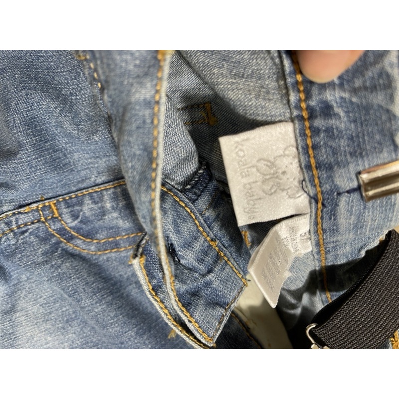 Quần Short Bé Trai Jean Yếm Xanh