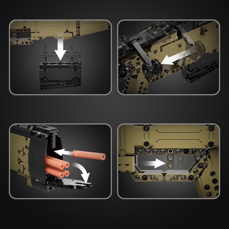 Đồ Chơi Lắp Ráp Kiểu Lego Mô Hình AWM PUBG CSGO CaDA C81053 Với 978 Mảnh Ghép