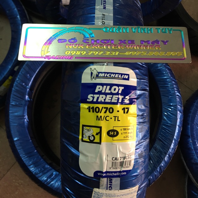 Lốp michelin 110/70-17 pilot street 2