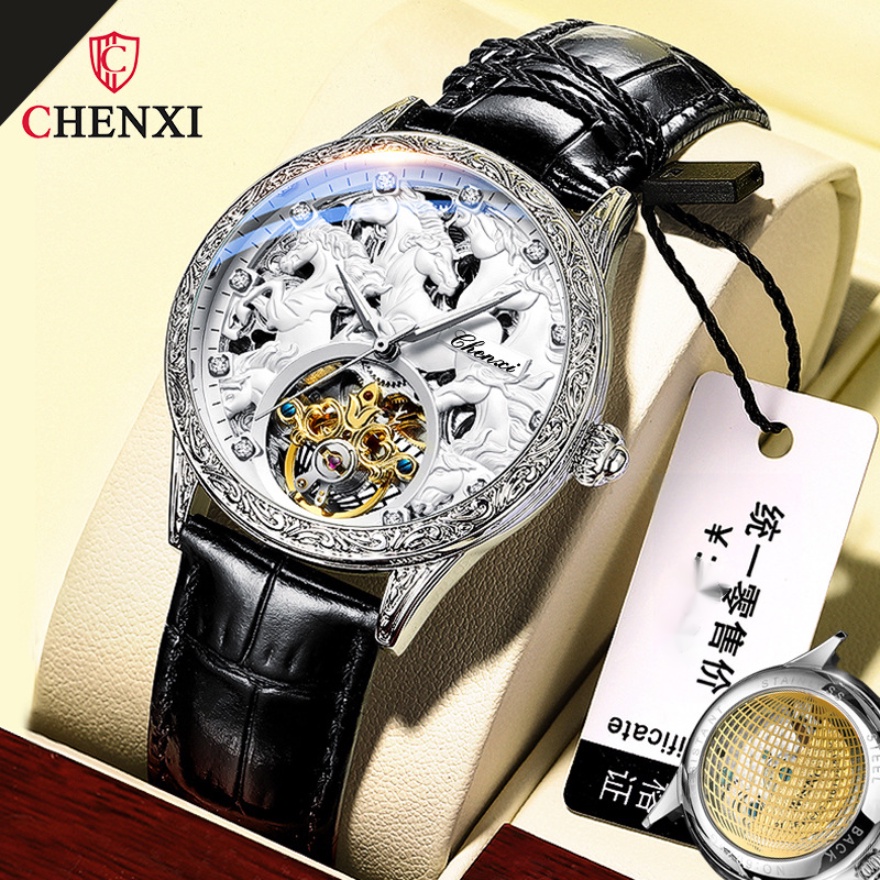 Bajun Horse Machine M Bằng Da Thật Cao Cấp Tự Động Phát Quang Chống Nước Cao Cấp Phong Cách Mới Buổi Sáng Cho Nam