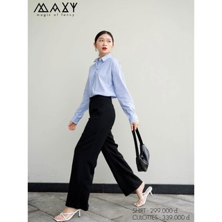 Quần nữ ống rộng suông dài long culottes Maxy Workshop