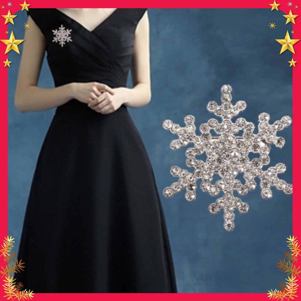 Phụ Kiện Áo Vest, Đầm Công Sở :Hình Bông Tuyết