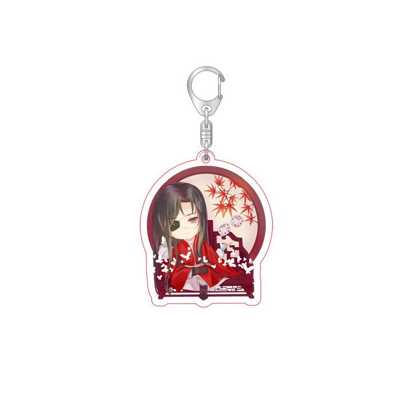 ( Mica trong acrylic ) Móc khóa THIÊN QUAN TỨ PHÚC HOA THÀNH TẠ LIÊN Mặc Hương Đồng Khứu chibi anime xinh xắn