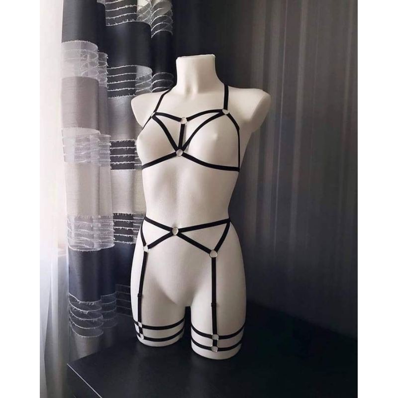 Bộ đồ lót harness dây cực sexy cho nữ | BigBuy360 - bigbuy360.vn