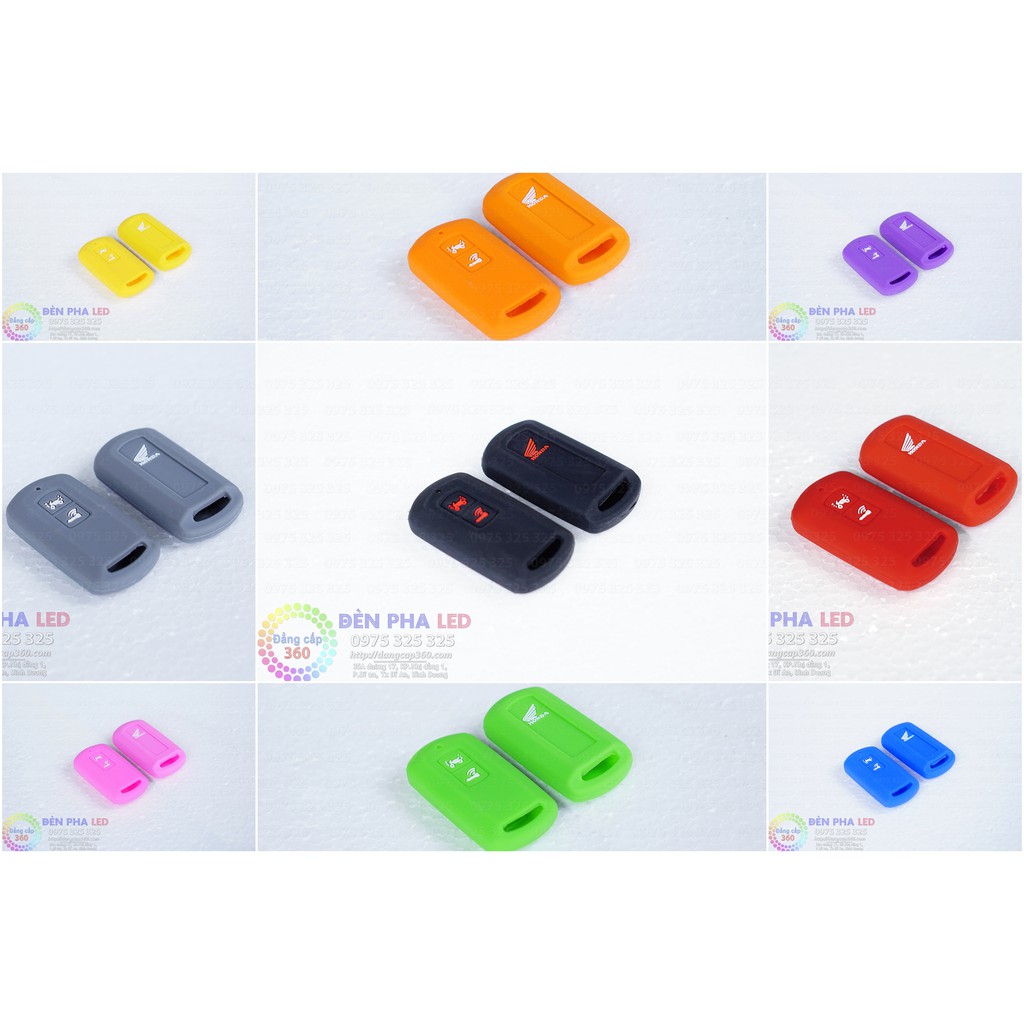 màu ĐEN - Bao remote silicon Smartkey Vario AB AirBlade LEAD Click bảo vệ remote smk