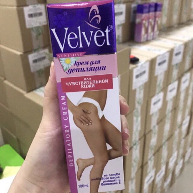 Kem tẩy lông velvet