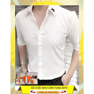 Áo Sơmi Body Đẹp Chuẩn Soái Ca,áo sơ mi nam phong cách chất