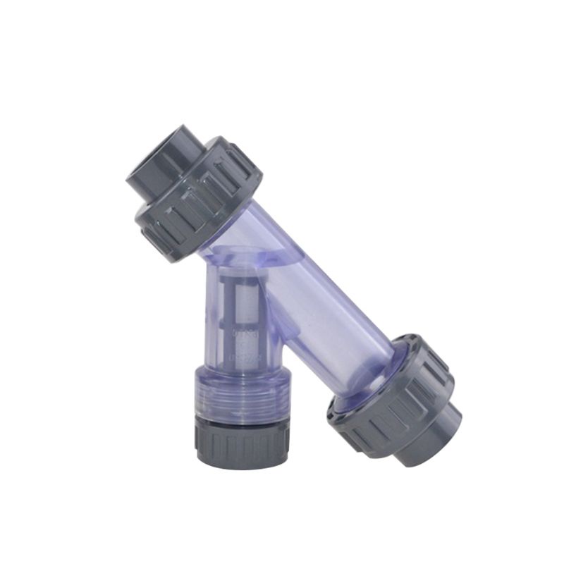 Đầu nối ống nước hình chữ Y bằng PVC trong suốt 20-50mm