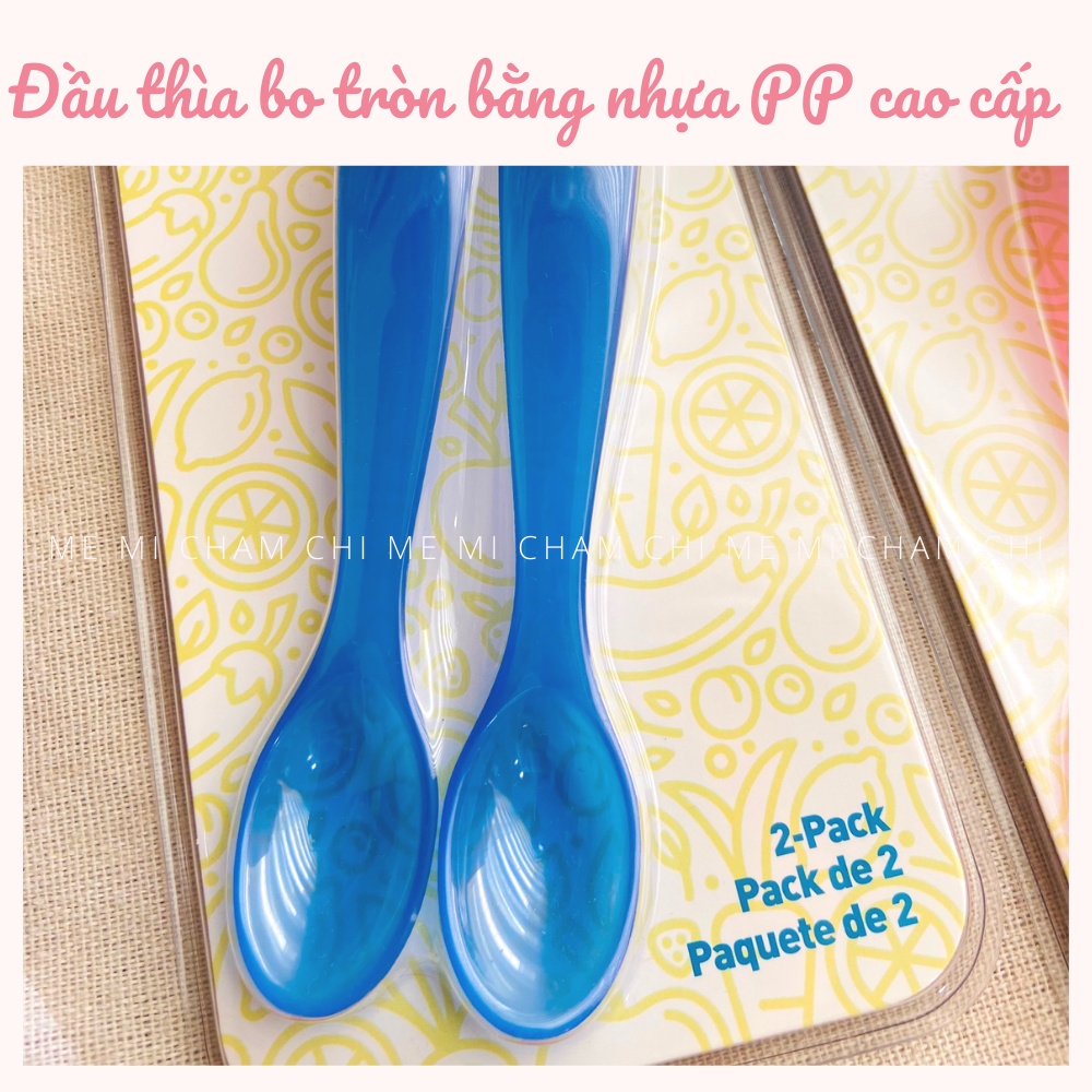 Muỗng Nhựa Ăn Dặm Dr Brown's Cho Bé Tập Xúc Ăn