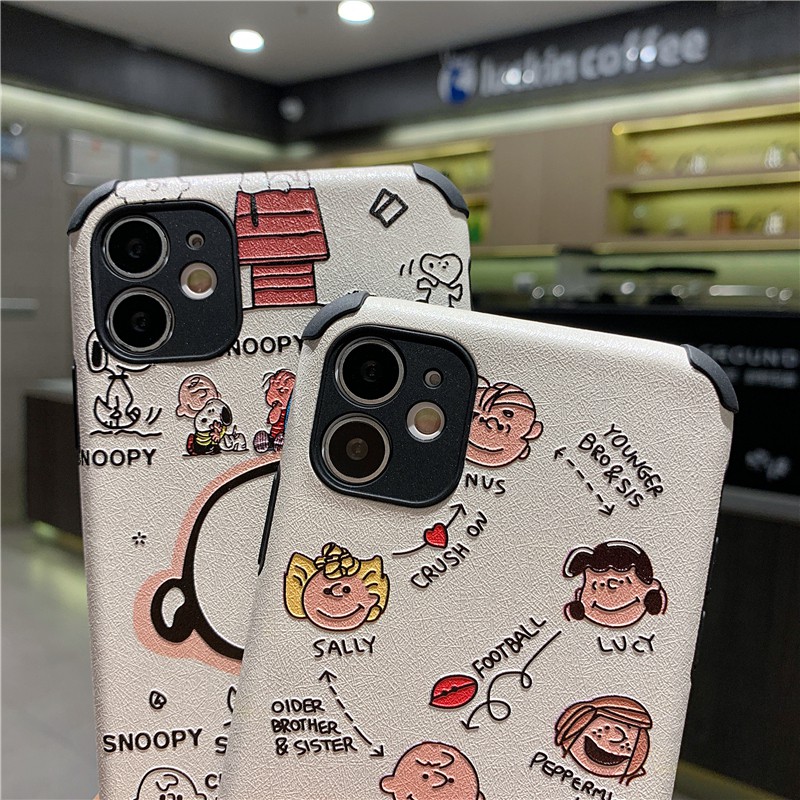 Ốp lưng Huawei Y9 Y9S Y7 P30 Nova 3i 3e 5T Lite Pro Prime 2019 Cartoon Snoopy Soft Anti Shock Relief case TPU Cover