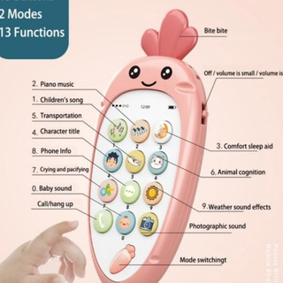 Điện thoại đồ chơi trẻ em giúp phát triển khả năng âm nhạc cho bé siêu hot 2020