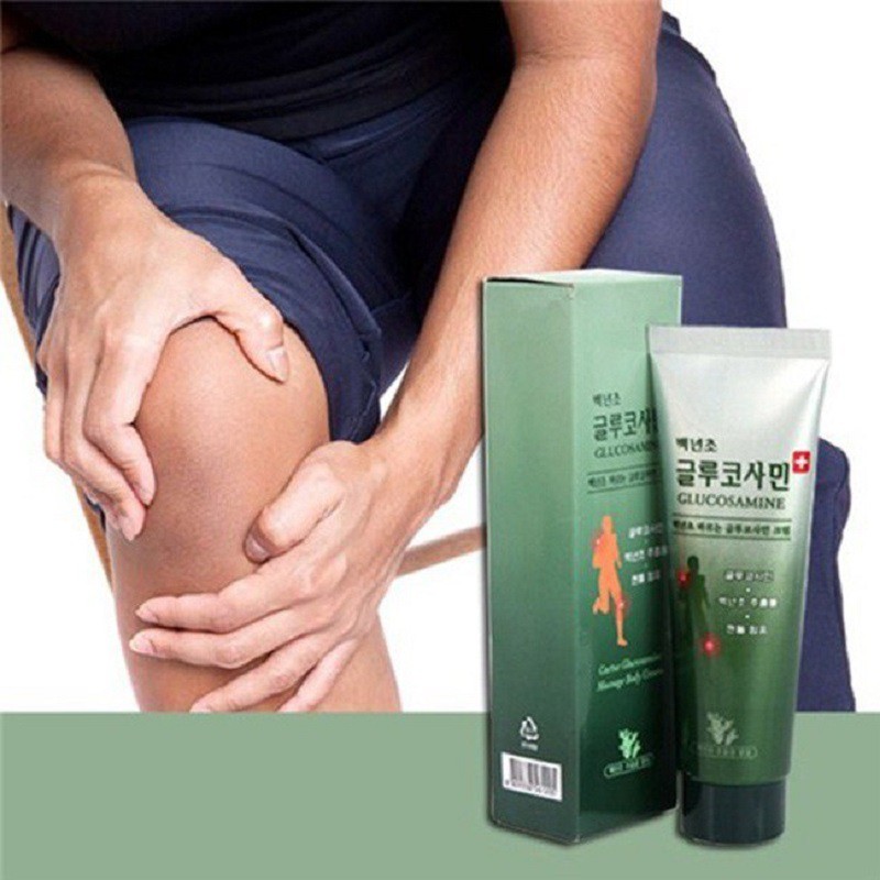 Dầu Lạnh Xanh Glucosamine Hàn Quốc, Tuýp 150ml, Giúp Hỗ Trợ Giảm Đau Nhanh, Hiệu Quả, An Toàn