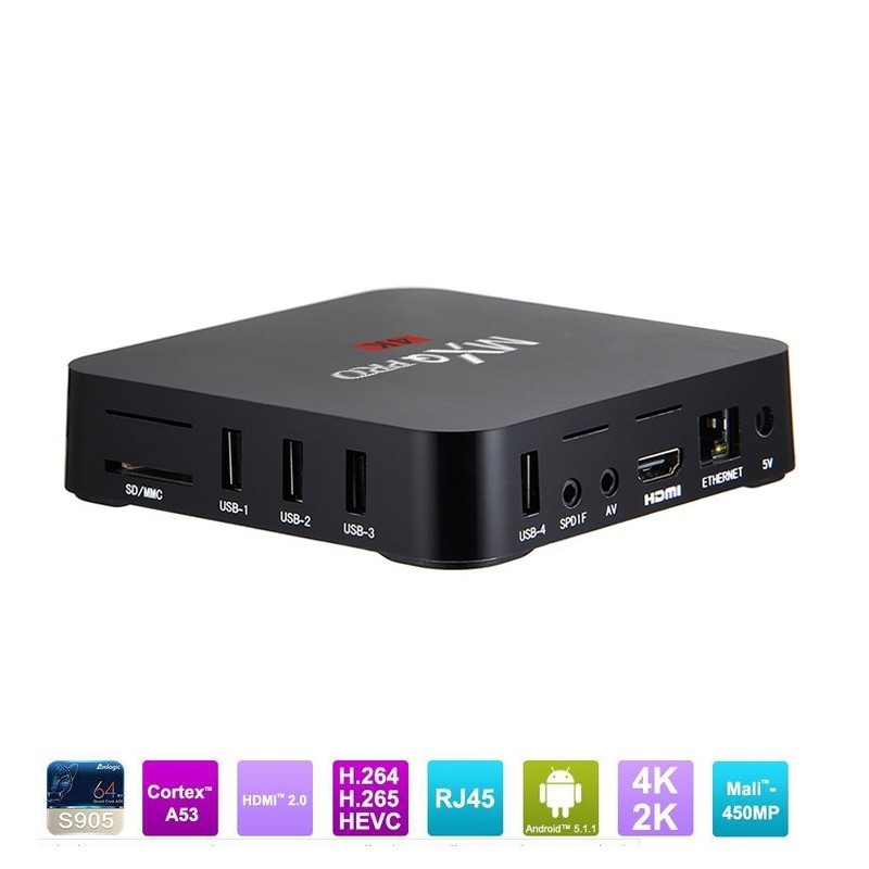 Đầu Mxq-Pro 4k Tv Box Android Rom 2gb Ram 16gb Thông Minh