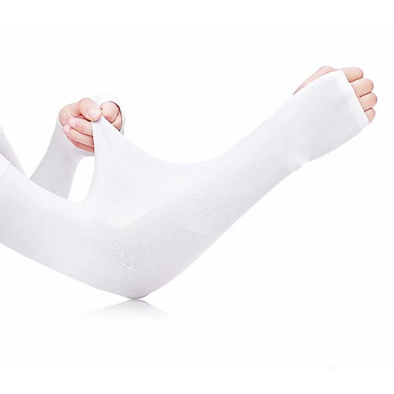 Ống tay áo chống nắng vải lụa lạnh chuyên dùng khi lái xe