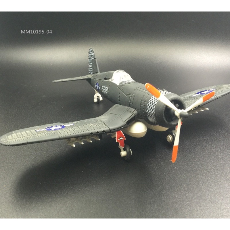 Đồ Chơi Mô Hình Lắp Ráp 4D Model Nhựa Tỷ Lệ 1/48. Máy Bay Tiêm Kích F4U Corsair cánh gập Trong Thế Chiến II