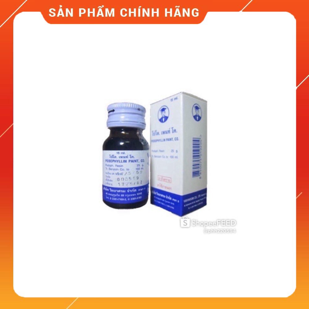 Podophillin Thái Lan chính hãng 25%