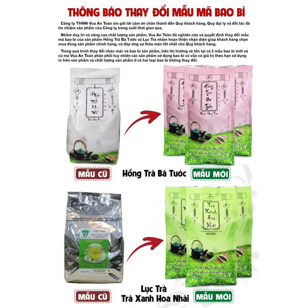 Lục Trà Lài Wecha - Trà xanh nhài Wecha 1kg - Nguyên liệu pha chế trà trái cây - Kho Pha Chế Bách Phúc