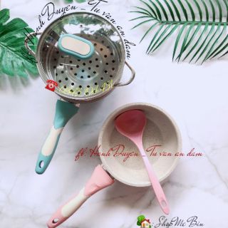 Set nồi nấu cháo 2 in1 cho bé