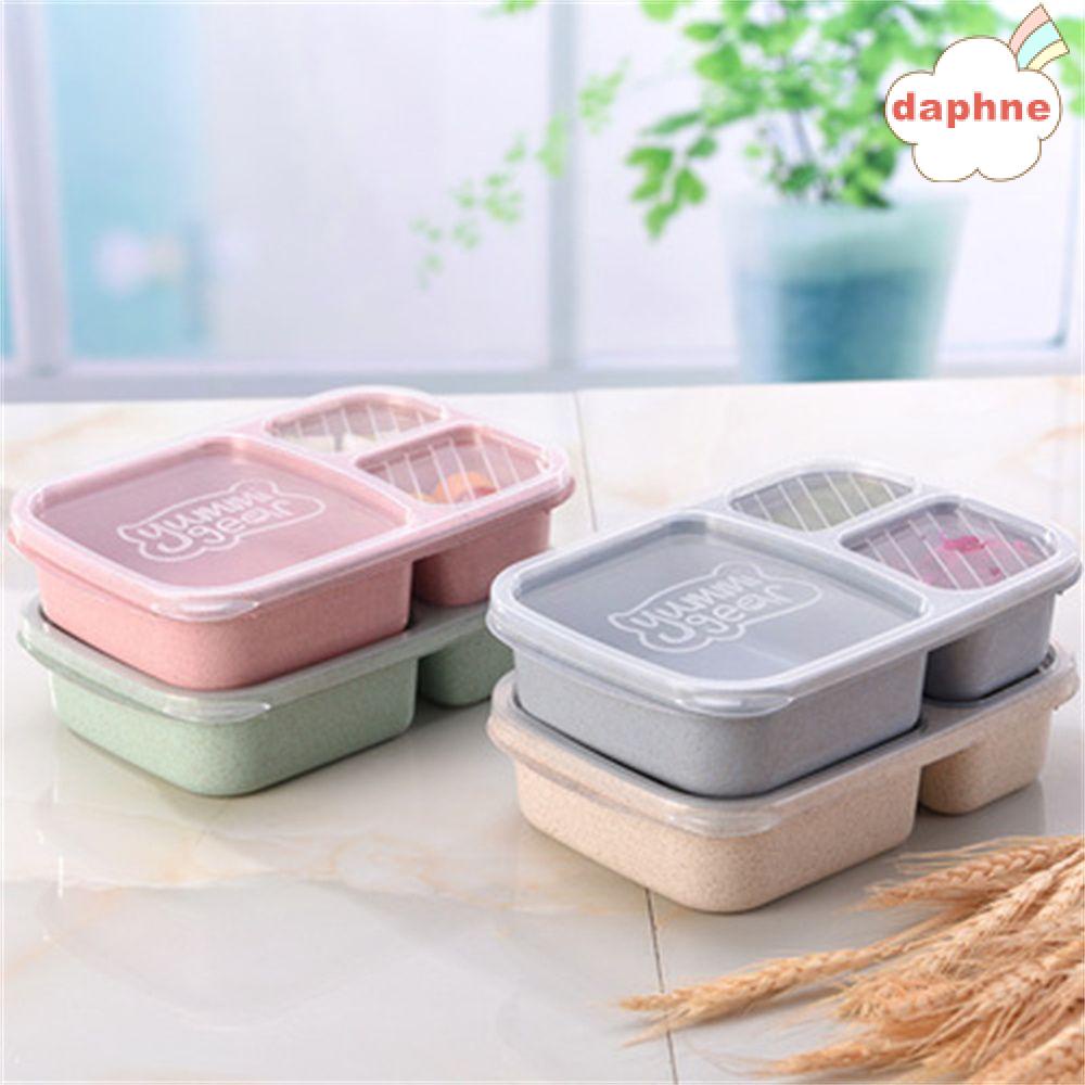 Hộp đựng cơm trưa bằng sợi rơm lúa mì nhiều màu có thể dùng trong lò vi sóng tiện dụng