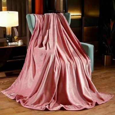 Chăn Nhung Tuyết Mujji 2mx2m2 mềm mịn, chăn lông thu đông trọng lượng 1.4kg