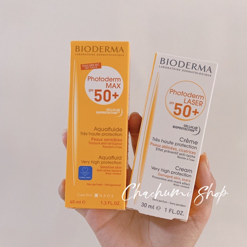 Kem chống nắng cho da dầu mụn Bioderma photoderm max aquafluide