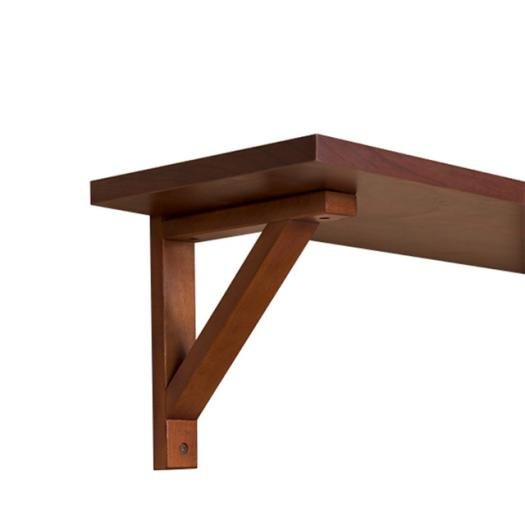 1 Cái Giá Chân Đỡ Kệ Gỗ Treo Tường Hình Eke, Chữ L Gỗ Tự Nhiên