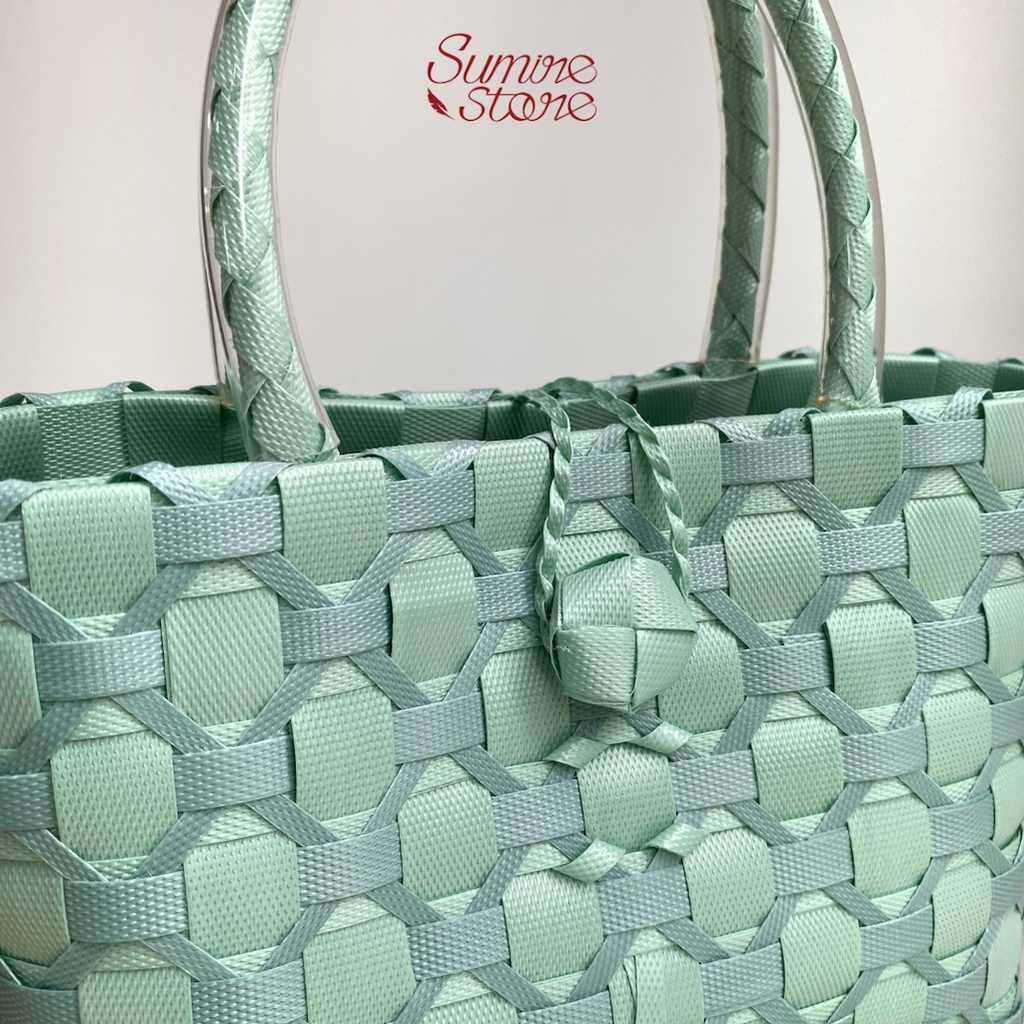 Sumire Store Túi đan Sa Đéc - Xanh ngọc