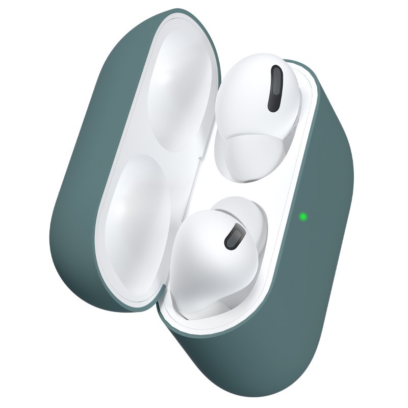 Vỏ bảo vệ hộp sạc tai nghe bluetooth SPRISE silicon có móc khóa thích hợp cho Airpods 1 / 2 / 3 / Pro