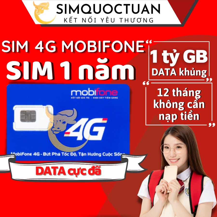 Sim 4G Mobiphone VP51 / VPB51 / FD50 / 12FD50 / MDT250A 1 năm không giới hạn dung lượng nghe gọi Quốc Tuấn Store