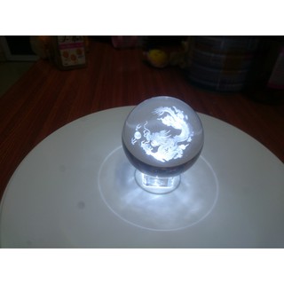 Quả cầu pha lê in hình Rồng 3D