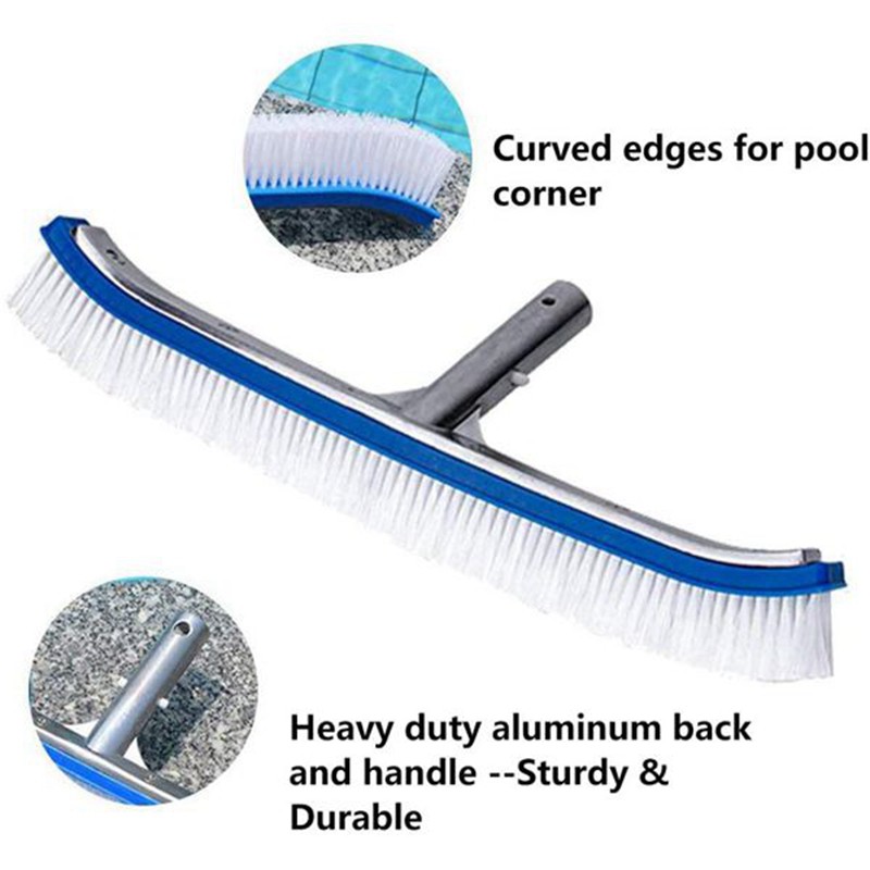 Pool Skimmer Net and Brush,Floating Mini Chlorine/Bromide Tablet Dispenser,Cleaning Tool for Cleaning Pool and Bathtub